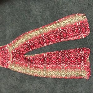 Colorful printed pants